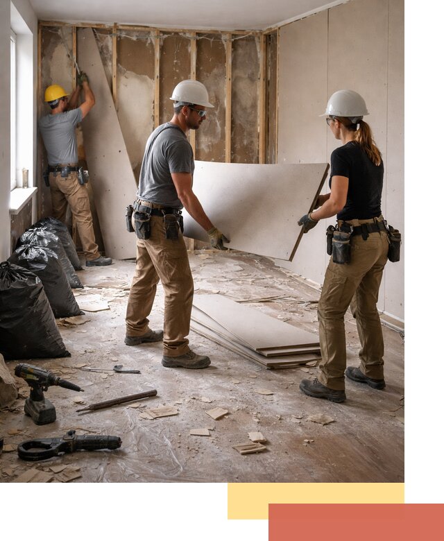 Демонтаж стеновых панелей в Одинцово быстро и аккуратно