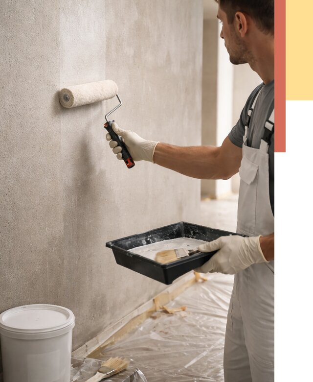 Грунтовка стен в Одинцово от 2278 руб. м2 — быстро, недорого, с материалом | ОТДЕЛОЧНИК-Днц