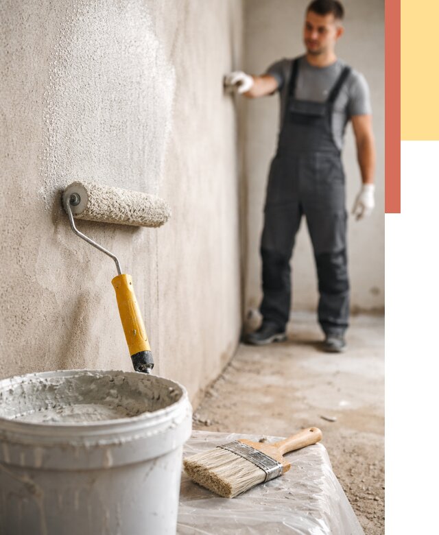 Нанесение бетоноконтакта на стены в Одинцово от 4350 руб. быстро и недорого | ОТДЕЛОЧНИК-Днц