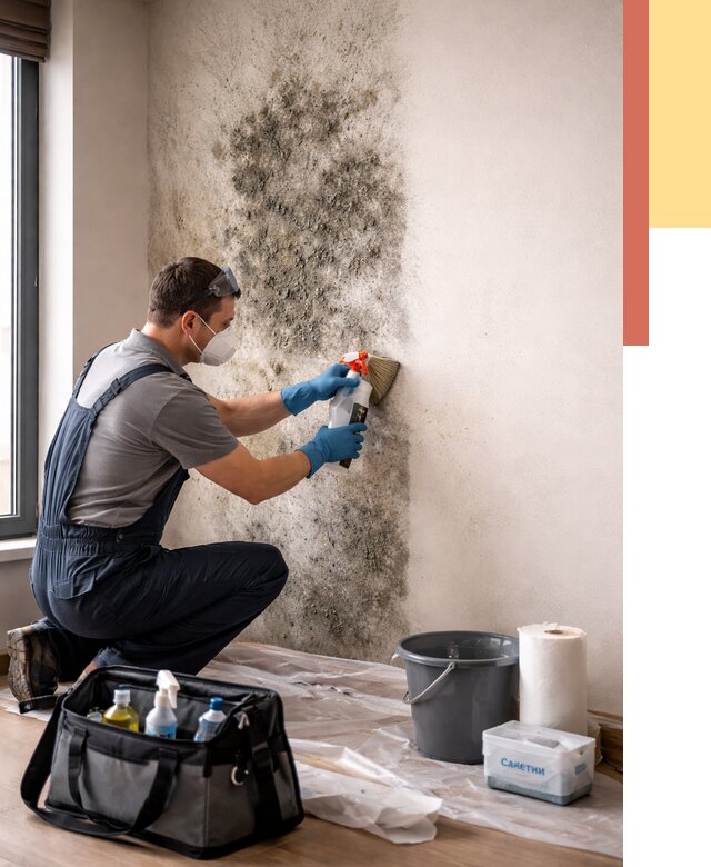 Удаление плесени со стен в Одинцово от 2227 руб. — быстро и недорого | ОТДЕЛОЧНИК-Днц