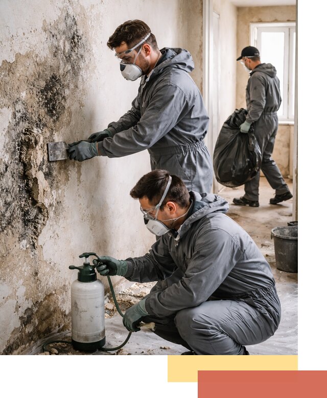 Удаление плесени со стен профессионально в Одинцово