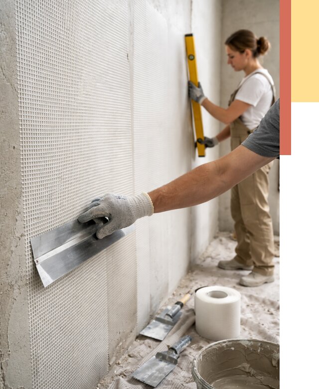 Армирование стен стеклосеткой в Одинцово от 3314 руб. под ключ | ОТДЕЛОЧНИК-Днц