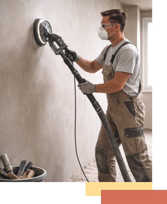 Профессиональная шлифовка стен в Одинцово быстро и качественно