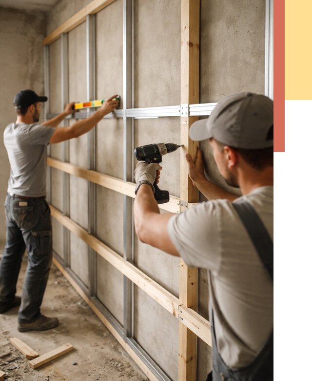 Устройство обрешетки под панели в Одинцово от 2175 руб. — монтаж под ключ | ОТДЕЛОЧНИК-Днц