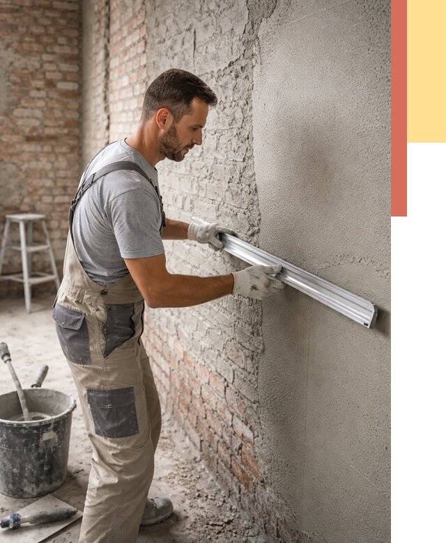 Штукатурка кирпичных стен в Одинцово от 4660 руб/м2 — быстро и недорого | ОТДЕЛОЧНИК-Днц