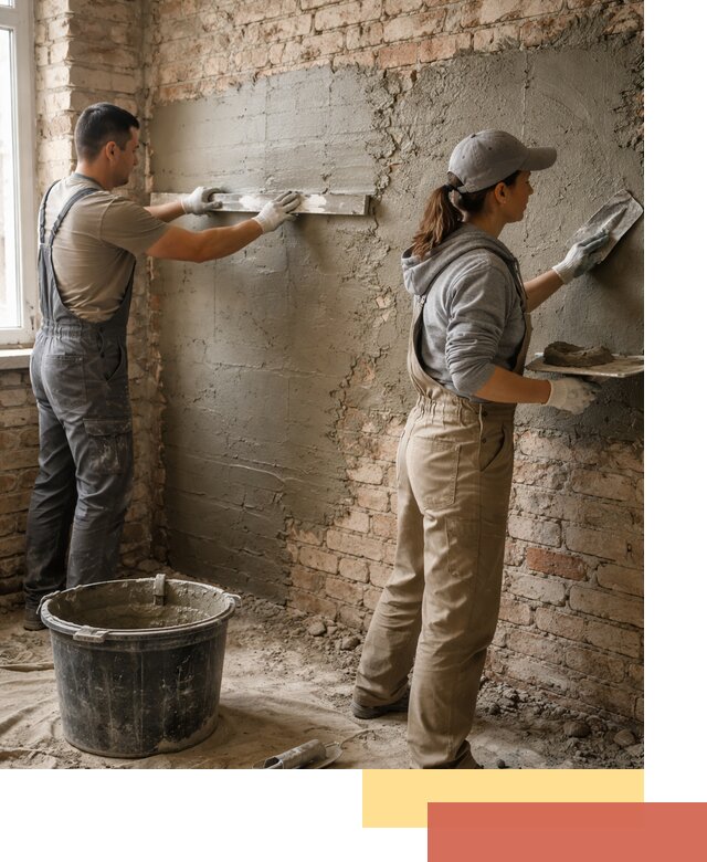 Штукатурка кирпичных стен в Одинцово — качественно и надежно