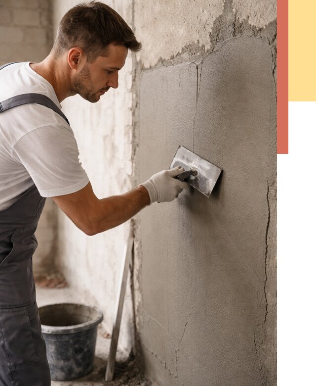 Штукатурка стен под плитку в Одинцово от 4350 руб./м2 — выравнивание под плитку | ОТДЕЛОЧНИК-Днц