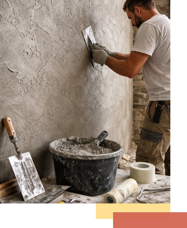 Декоративная штукатурка лофт в Одинцово — отделка стен и потолков