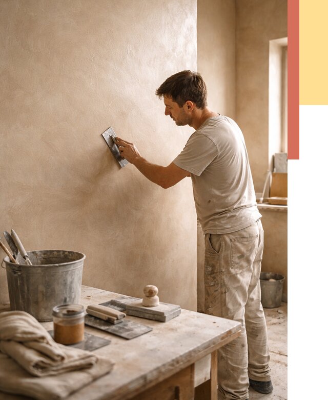 Марокканская штукатурка таделакт в Одинцово под ключ от 4350 руб. | ОТДЕЛОЧНИК-Днц