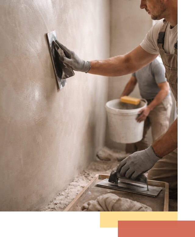 Нанесение марокканской штукатурки таделакт в Одинцово