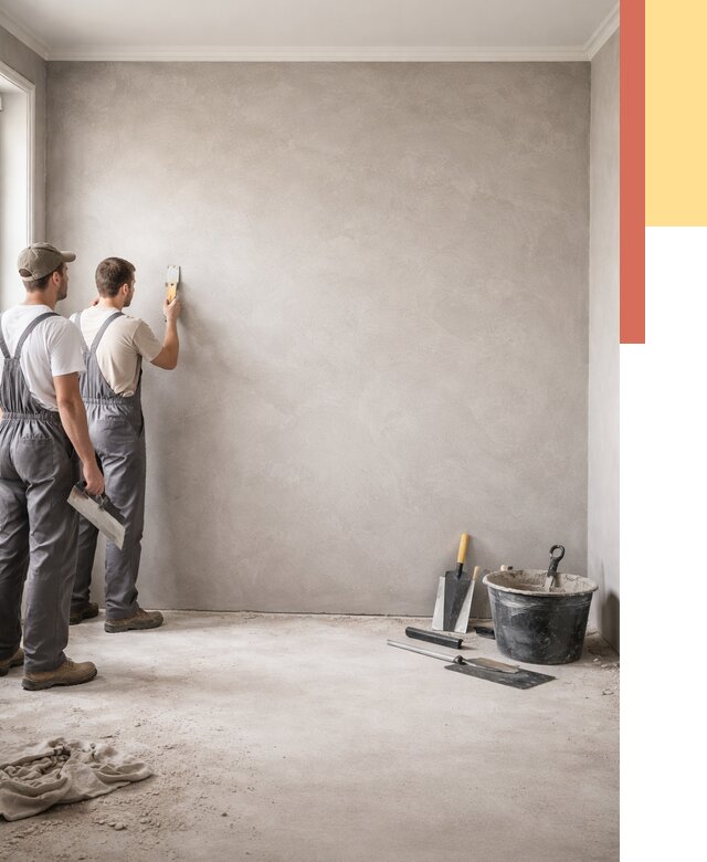 Микробетон на стены в Одинцово от 1295 руб. — нанесение и отделка | ОТДЕЛОЧНИК-Днц