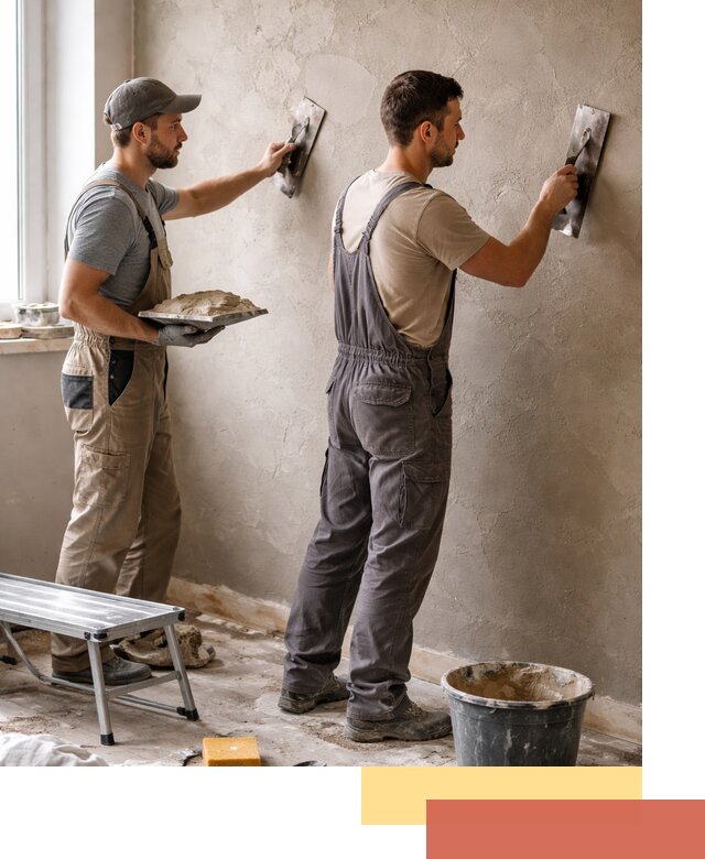 Ремонт декоративной штукатурки и восстановление фактуры в Одинцово