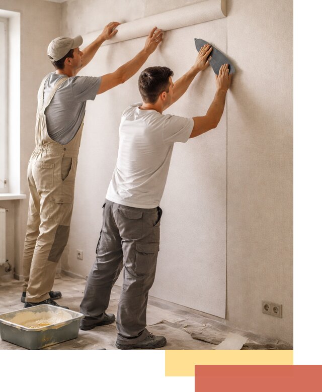 Поклейка виниловых обоев в Одинцово профессионально и качественно