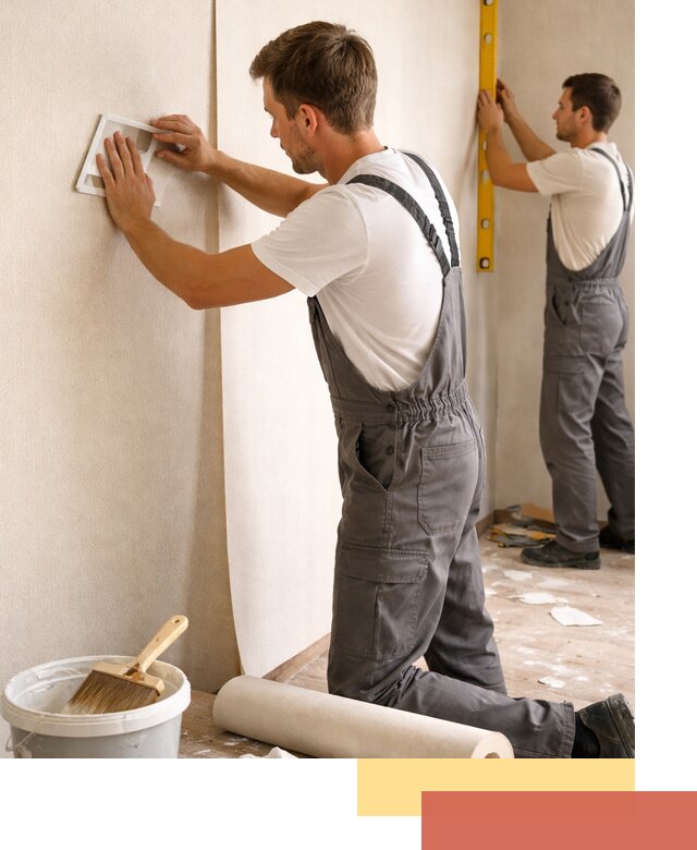 Поклейка бумажных обоев в Одинцово качественно и недорого