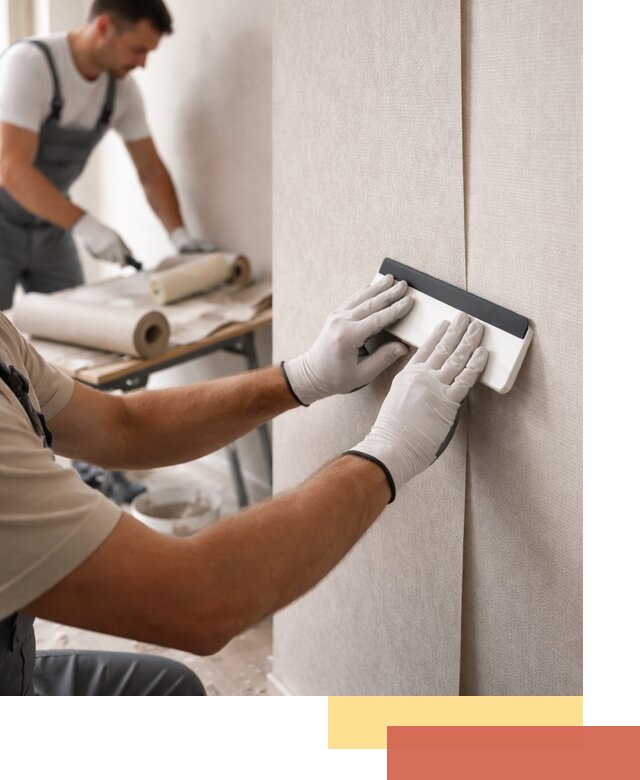 Поклейка обоев под покраску в Одинцово профессионально и быстро