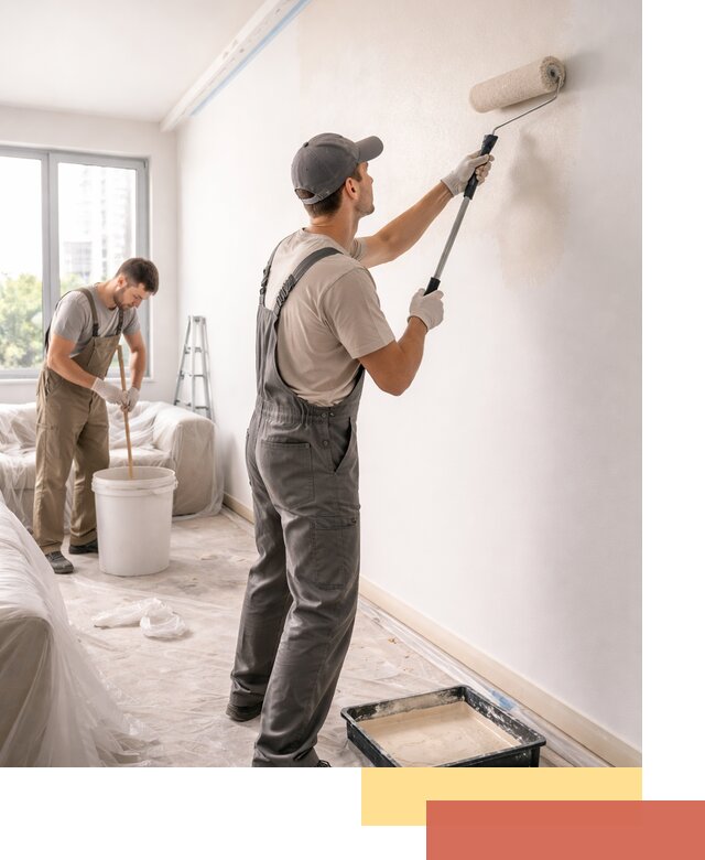 Покраска стен в офисе в Одинцово — быстрый и качественный ремонт