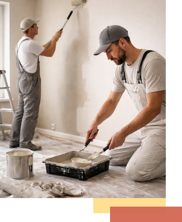 Покраска стен в квартире в Одинцово — профессионально и аккуратно