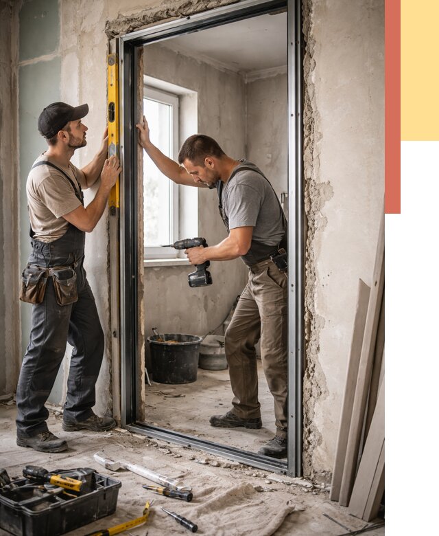 Закладка дверного проема в Одинцово от 3625 руб. — быстро и недорого | ОТДЕЛОЧНИК-Днц