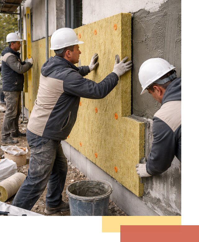 Утепление стен минватой в Одинцово — тепло и звукоизоляция