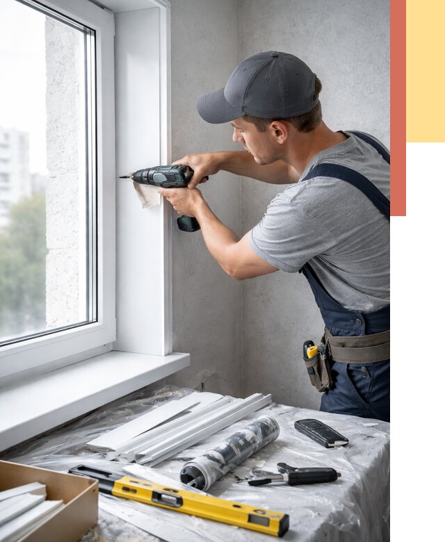 Установка пластиковых откосов в Одинцово от 2330 руб. | ОТДЕЛОЧНИК-Днц монтаж, быстро и недорого