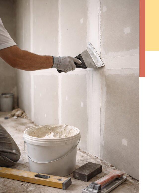 Шпаклевка перегородок из гипсокартона в Одинцово от 2589 руб. — услуги ОТДЕЛОЧНИК-Днц