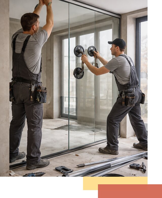 Цельностеклянные перегородки под ключ в Одинцово