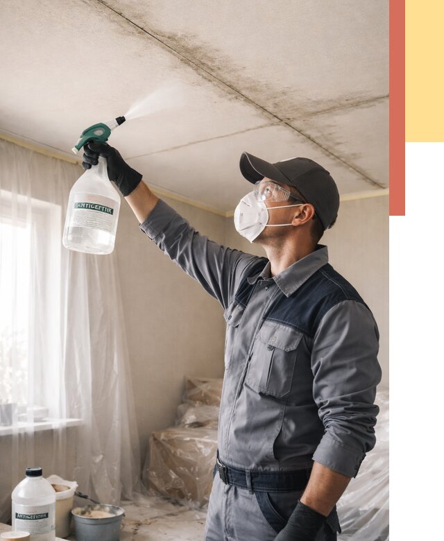 Антисептическая обработка потолка в Одинцово от 2589 руб. | ОТДЕЛОЧНИК-Днц