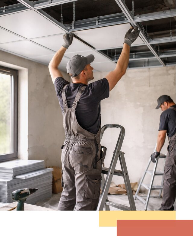 Монтаж кассетного потолка в Одинцово качественно и быстро