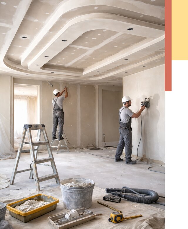 Многоуровневый потолок из гипсокартона в Одинцово от 777 руб. под ключ | ОТДЕЛОЧНИК-Днц