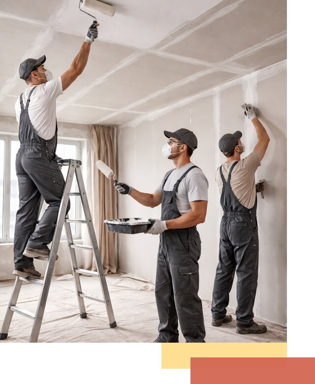 Покраска потолка из гипсокартона в Одинцово качественно и недорого