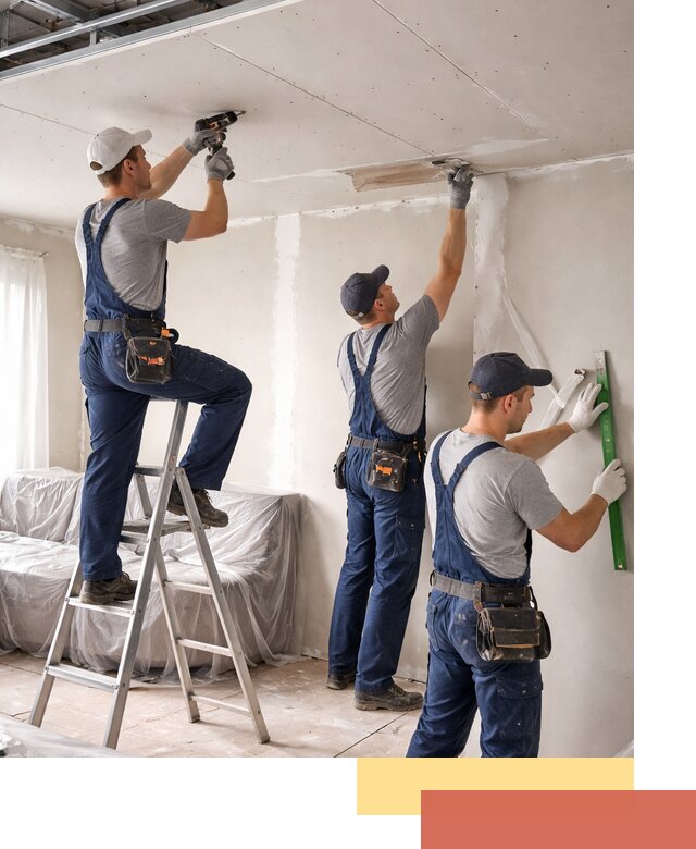 Профессиональная отделка потолка в Одинцово быстро и качественно