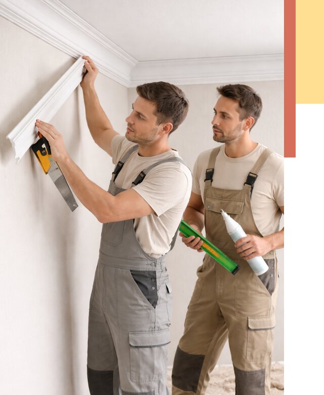 Монтаж потолочного плинтуса в Одинцово от 2382 руб. — быстро и недорого | ОТДЕЛОЧНИК-Днц