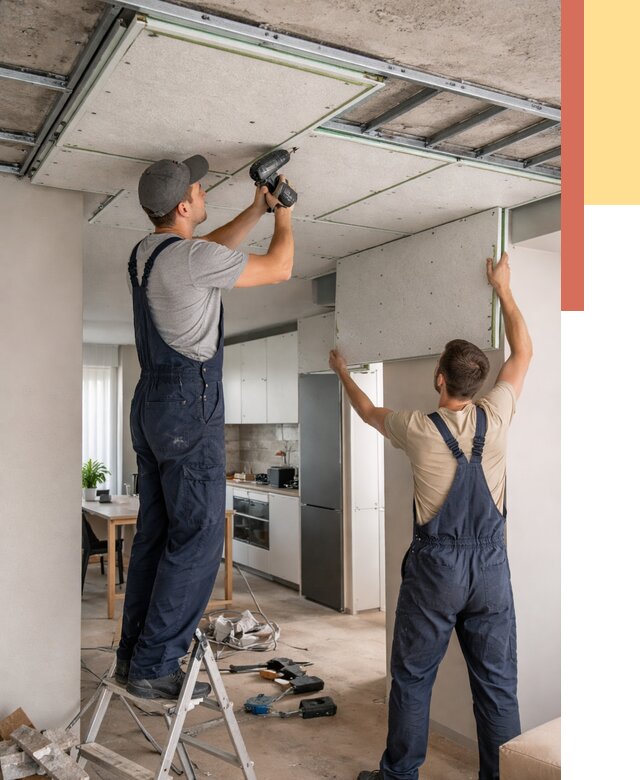 Шумоизоляция потолка панелями зипс в Одинцово от 1916 руб. под ключ | ОТДЕЛОЧНИК-Днц